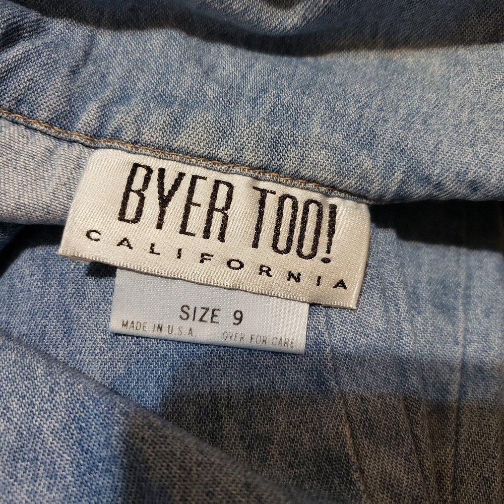 Byer Too! California Elegant Blue Denim Maxi Dress - Picture 6 of 8